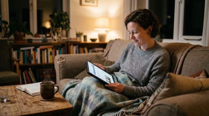 Blog für Heilpraktiker - Frau informiert sich im Internet