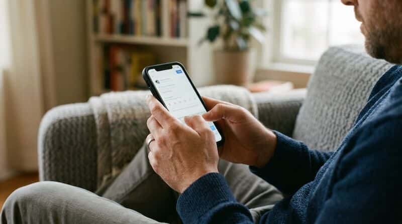 Marketing für Therapeuten - Klient oder Patient schreibt eine Bewertung