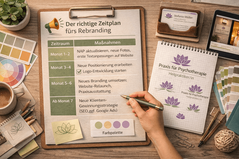 Praxisübernahme als Heilpraktiker - Rebranding Checkliste
